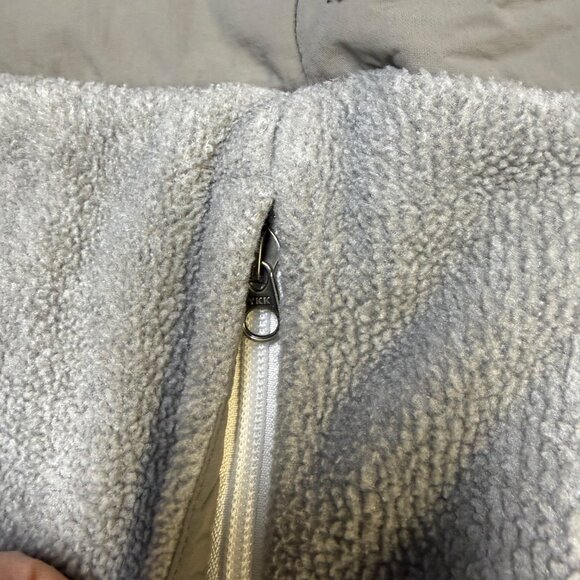 The North Face Denali Jacket Women’s Medium Gray Beige Fleece EUC - Picture 8 of 15